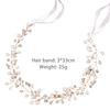 Crystal Pearl Headband Tiaras Flower Headpiece Hair Vine Women Hair Jewelry Bridal Hair Accessories Bridal Headpiece Hairband