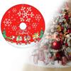 Christmas Tree Skirt Christmas Decoration Elegant Base DIY Tree Carpet Xmas Tree