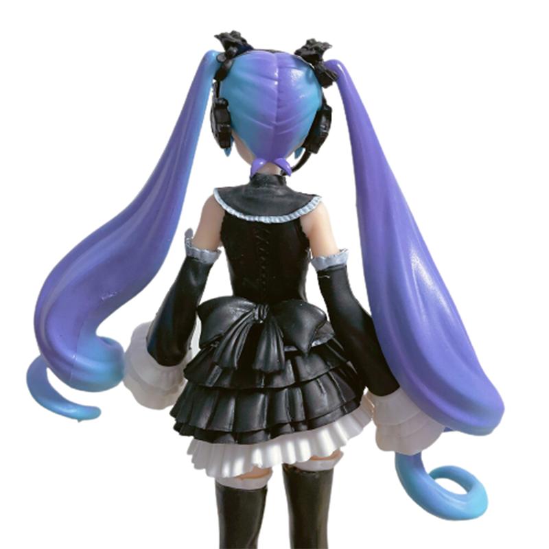Non-Toxic 17Cm Japan Anime Black Clothes Purple Hair Sakura Action Figures Model Pvc Collecting Children Gifts Desktop Decor Toy For Kids Gift
