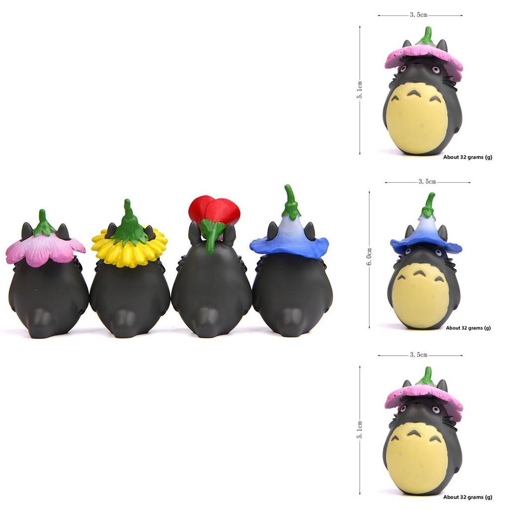 My Neighbor Totoro Sunflower Resin Figurine With Creative Garden Scene For Giftgiving And Home Decor