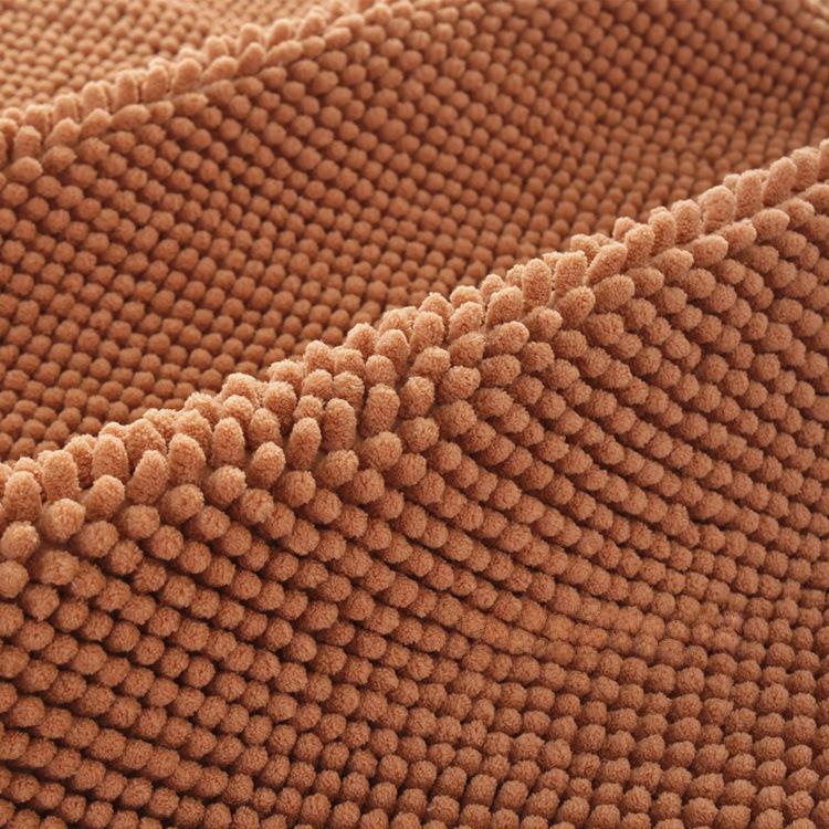 Covoraș de podea moale din chenilă, pentru toate anotimpurile - antiderapant, absorbant, culoare uni