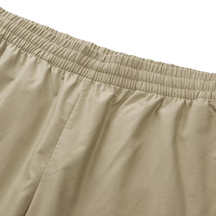Skechers Solid Color Mid Waist Comfortable Straight Leg Casual Pants Men bottoms Rock-Beige L224M055-00V8