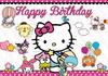 Sanrio Hello Kitty Photography Background Customized Children Girls Happy Birthday Party Baby Shower Decoration Props Supplies