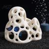 Natural Underwater Landscape 3D Printed Aquarium Shrimp Cave, Hollow Out Fish Tank Shelter, Betta Hideout Safe for Hiding, Resting, Accessories