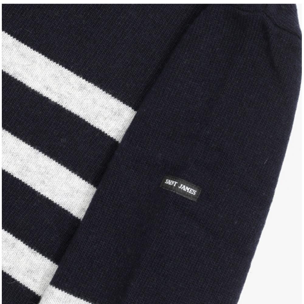 Saint JameS Lugano Stripe Women S Knit 4313 Navy griS