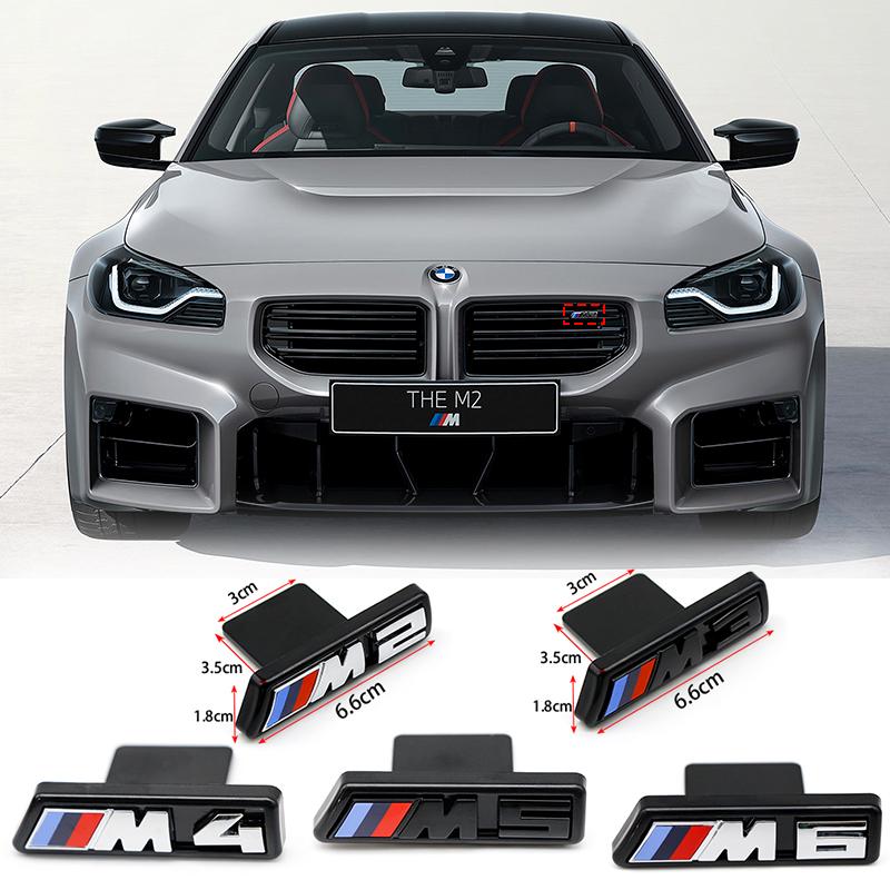 BBKD8 For BMW M2 M3 3D ABS Front Grille Emblem M4 M5 G31 G32 G38 Mini Car Body Refit M6 E92 E93 F36 F30 Accessories G05 G11 G01 G02