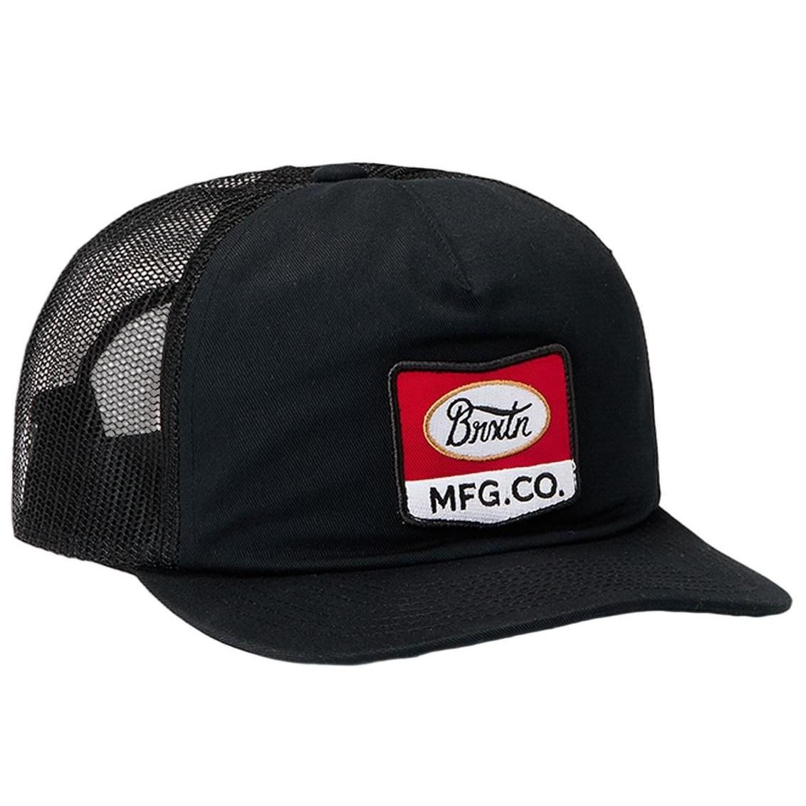 Used Brixton Phillips NP MP Trucker Hat Cap Black/Black Cap Free Shipping