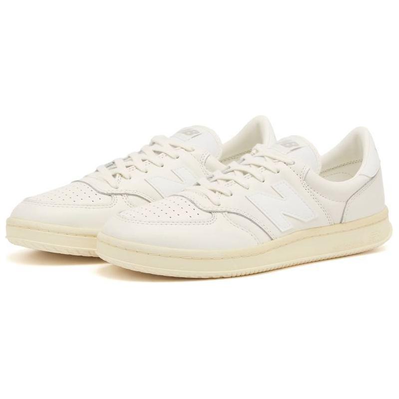 New Balance T500 Sea Salt Angora Unisex Sneakers Cream White CT500WL