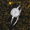 Trendy Quartz Women's Watch with Simple Open Cuff Design