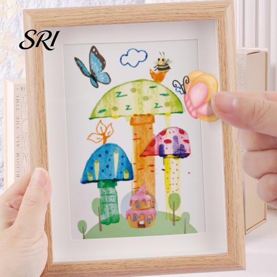 Beginner Painting Kit 1 Set Kids Squeegee Art Craft Rainbow Scratch Paper Educational Children Supplies DIY Dot Toy Toddlers Boys Girls Party Gift