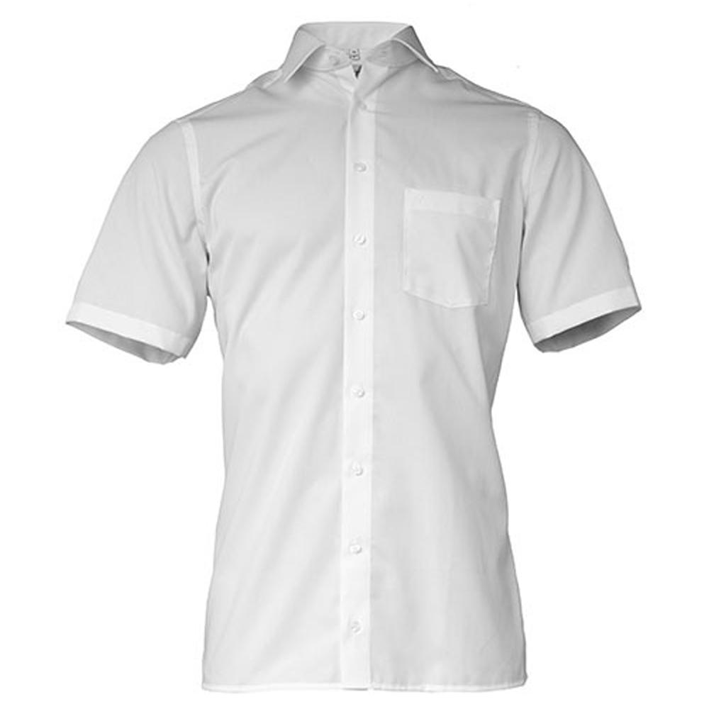 Marvelis Mens Poplin Comfort Short-Sleeved Shirt