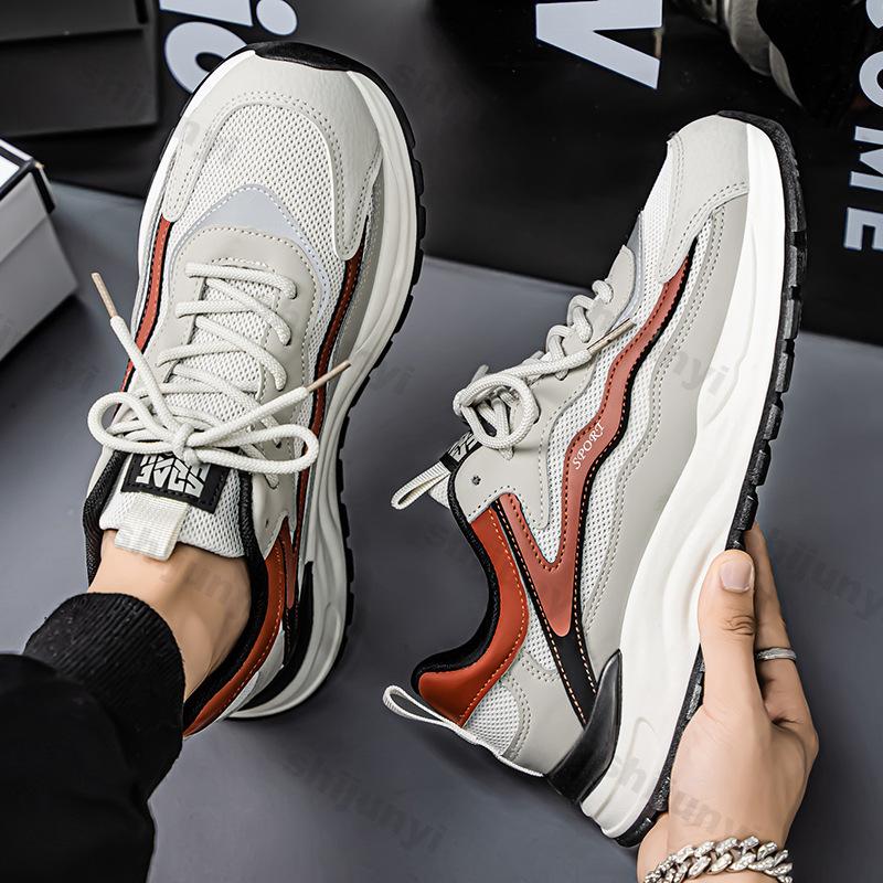 Fashion Men's Sports Casual Shoes 2025 Summer New Style Fashion Trend Wear Resistant Non Slip Shoes Mesh Breathable Comfortable Sneakers