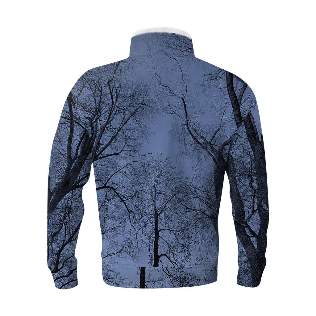 Das Herren-Sweatshirt mit Stehkragen im Frühling und Herbst ist ein Outdoor-Freizeitpullover