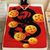 Coperta in Flanella con Stampa Personaggi Dragon Ball, Alta qualità Confortevole per Tutte le Stagioni, Arredamento per la Casa, Calore e Comfort, Perfetta per Regali di Natale