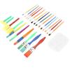 Painting Brush Set 20 Sizes Multifunctional Durable Portable Convenient Paintbrushes for Artist Students Kids