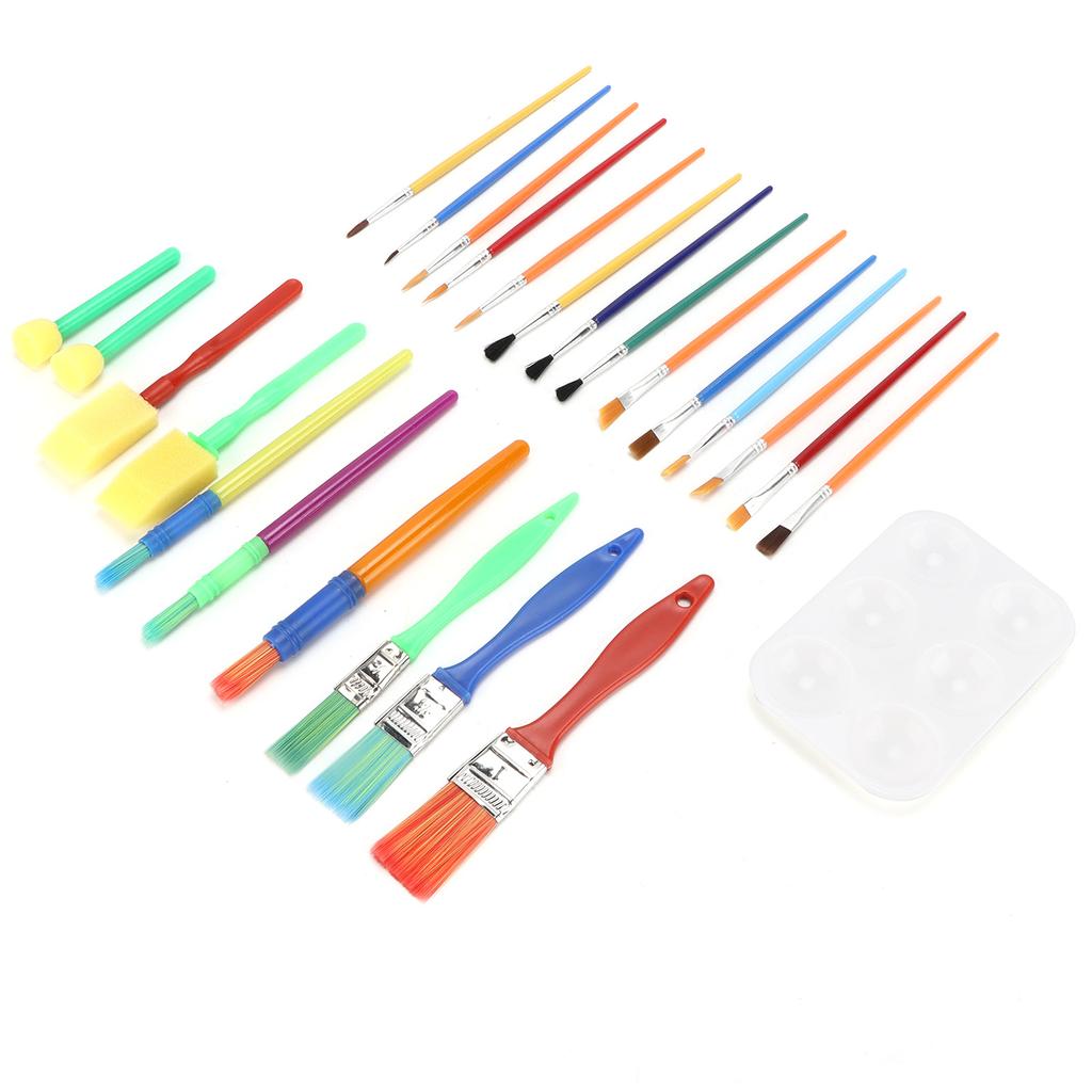 Painting Brush Set 20 Sizes Multifunctional Durable Portable Convenient Paintbrushes for Artist Students Kids