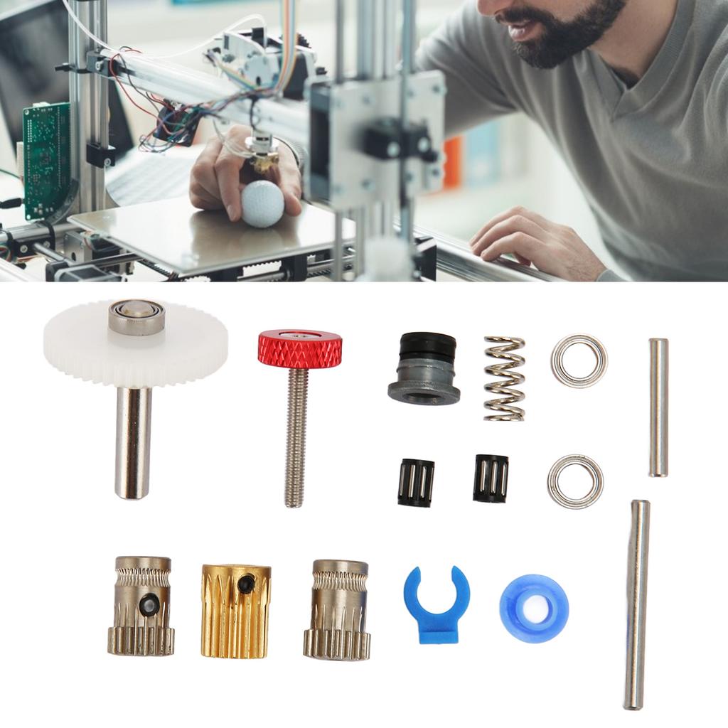 Extruder Dual Gear Kit 3D Printer Hardware Accessories Additive Manufacturing Products for Voron 0.1 2.4