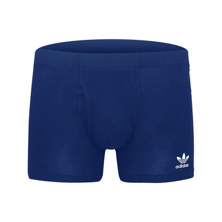 Adidas Originals Einfarbige Anti-Scheuer-Boxershorts 3er-Pack Herren Unterwäsche 4A1M51-937