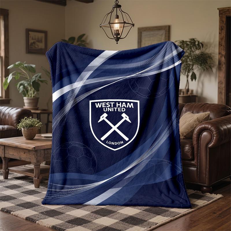 West Ham United Fußball Druck Flanell Decke Weich Warm Sofa Bett Überwurf Decke Für Zuhause Büro Schlafzimmer