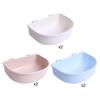 2Pcs Crate Dog Bowls Easy to Mount Water Feeder Dish for Wire Cages or Crates