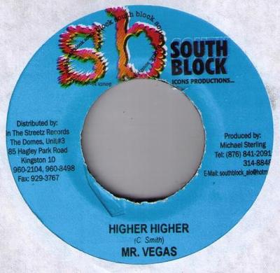 7inch Record MR. VEGAS - Higher Higher NONE South Block Jamaica Reggae, Ska & Dub Used