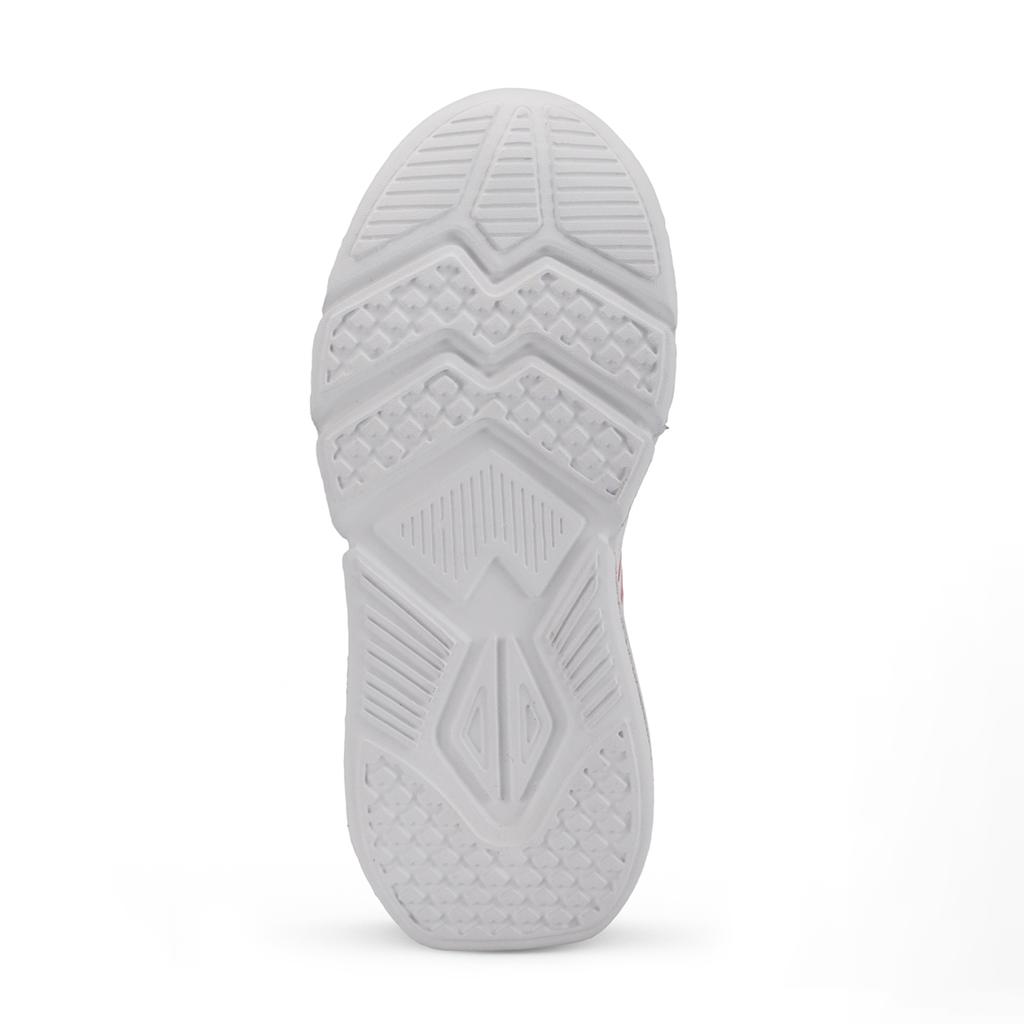 KENDALL-White/Pink Kids Sneakers
