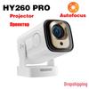 HY260Pro 4K Mini Short-Throw Projector: Portable 1080p Home Theater for Living Rooms