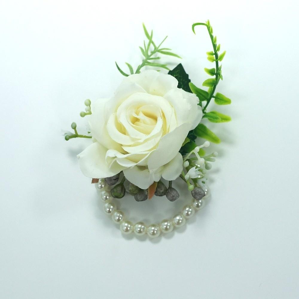 Exquisite Wedding Accessories Elegant Wrist Corsage Boutonniere Flowers Wedding Ceremony