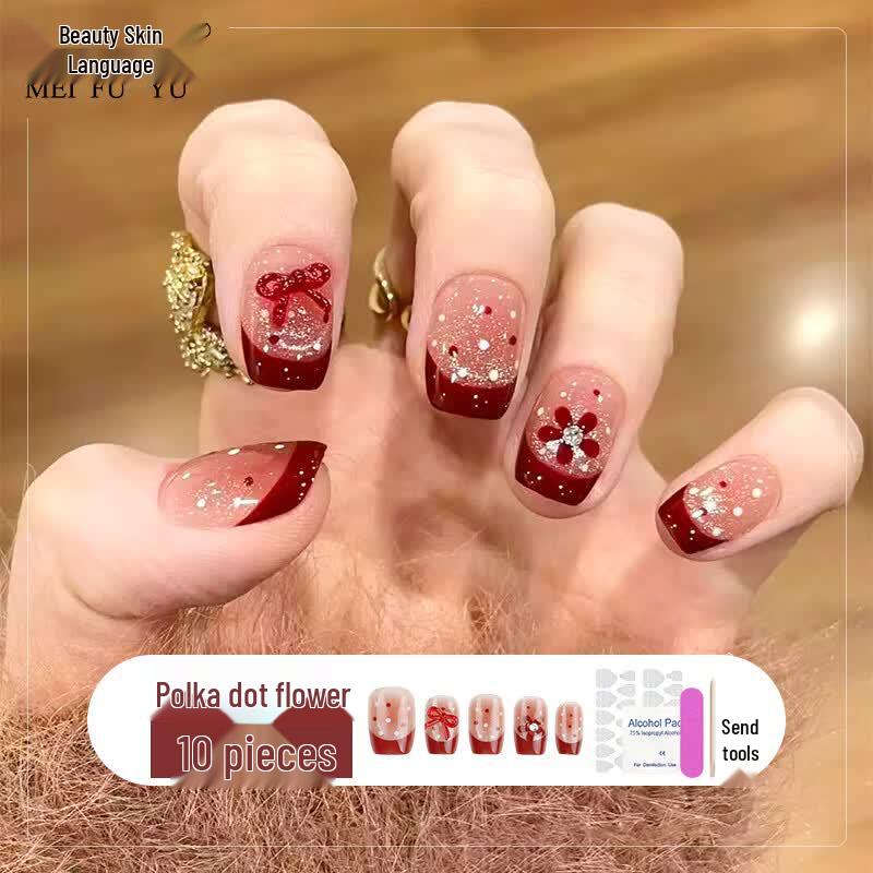 Meifuyu Handmade Press-On Nails S