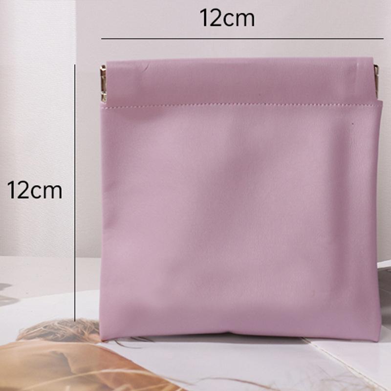 Portable Multifunctional Makeup Organizer Pouch for Cosmetics Jewelry Earphones and Small Accessories KTB 12*12cm