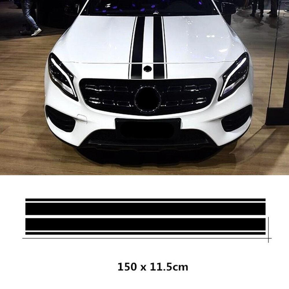 

1 Set Hood Stripes 150CM Bar Car For Mercedes-Benz A C CLA GLA Class