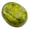 Certified Green Tourmaline In Matrix Crystal Palm Pebbles Stones for Anxiety Stress Relief Massage - AAA Grade Original Healing Gemstone Agate Pa