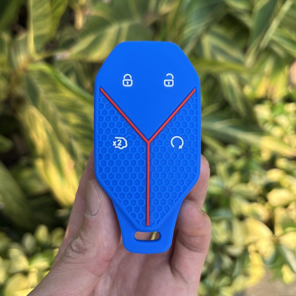 Silicone Car Key Case Shell for BYD Leopard 5 Ultra 2025 Formula Leopard 5 8 Titanium 7 Rubber Remote Cover Keychain Accessories