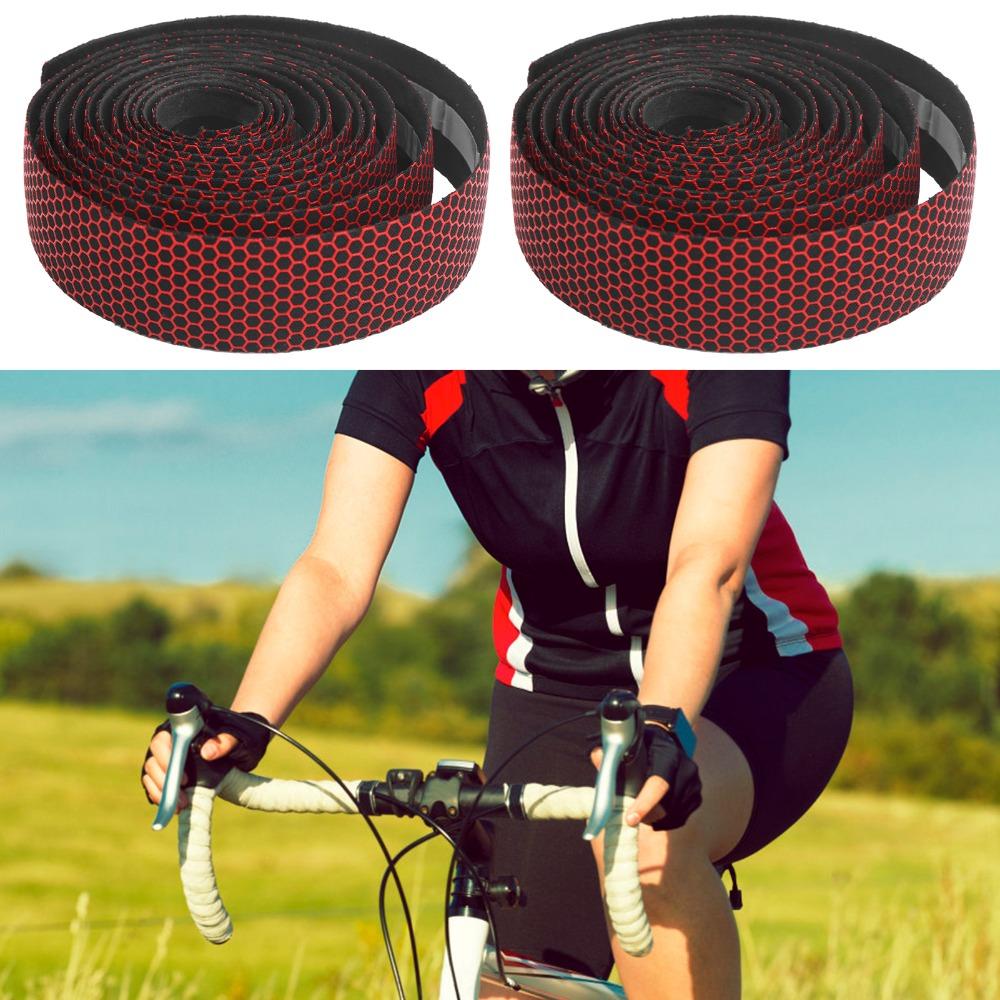 1 Pair PU+EVA Bike Handlebar Tape Waterproof Bicycle Handlebar Tape Cycling Accessories