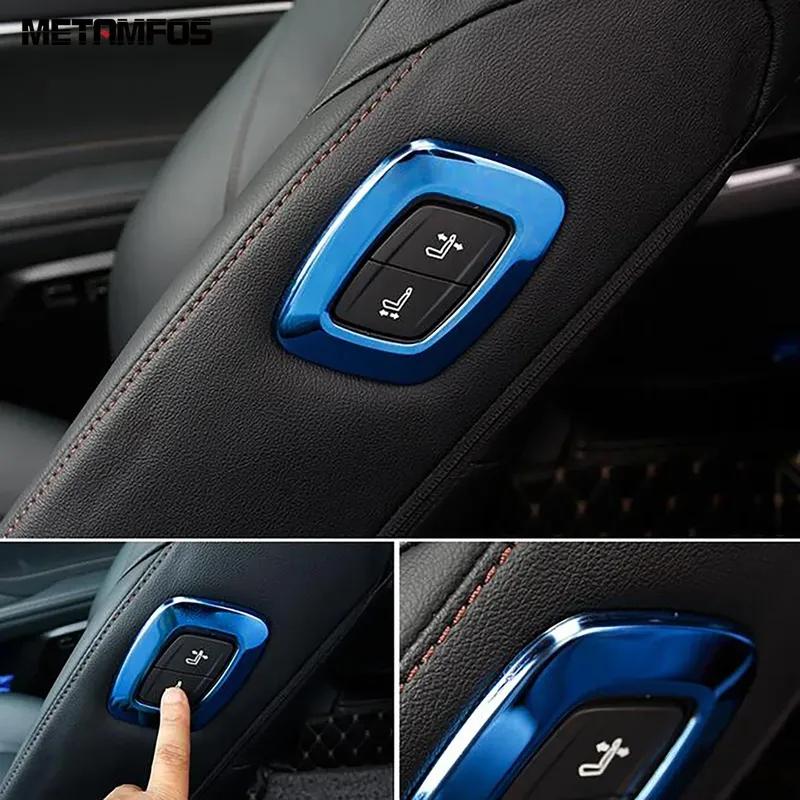 For Toyota Camry 2018-/Avalon - 2024 Carbon Fiber Seat Adjust Switch Control Button Cover Trim Interior Accessories