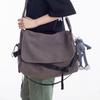 Large-capacity Messenger Bag Versatile School Bag Cool Canvas Tote Bag  Student