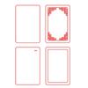 Retro Geometric Shape Quicksand Brick DIY Shake Acrylic Quicksand Blank Plate Quicksand Plate Acrylic Material Easy Use