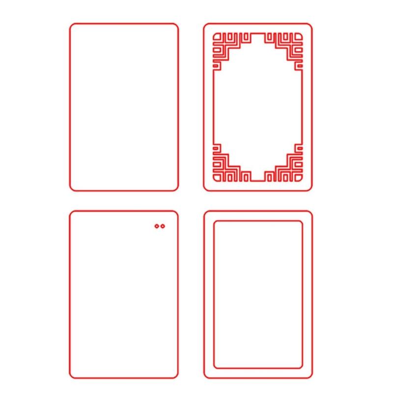 Retro Geometric Shape Quicksand Brick DIY Shake Acrylic Quicksand Blank Plate Quicksand Plate Acrylic Material Easy Use