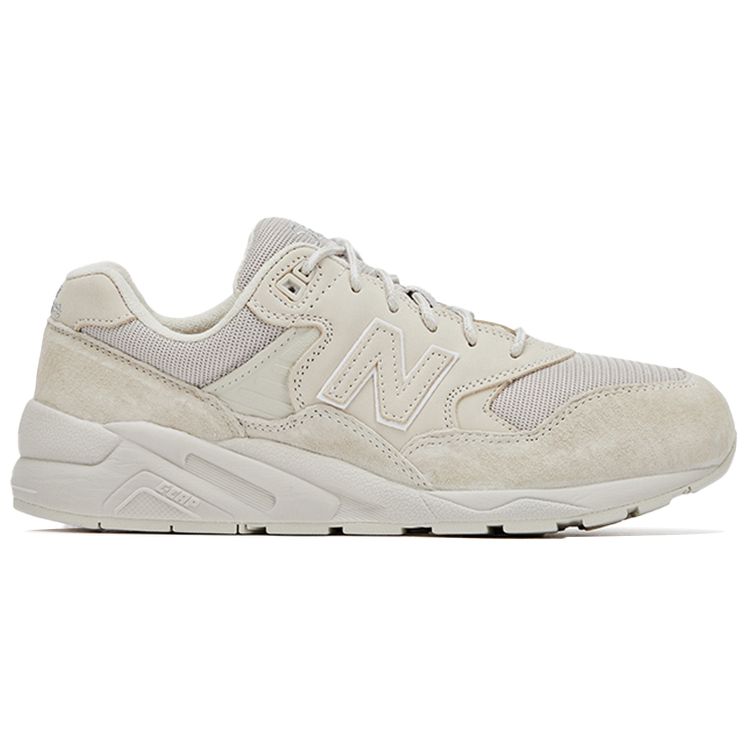 New Balance Nb 580 Classic Retro Fabric Leather Low Top Casual Running Shoes Unisex Sneaker Beige CMT580AR
