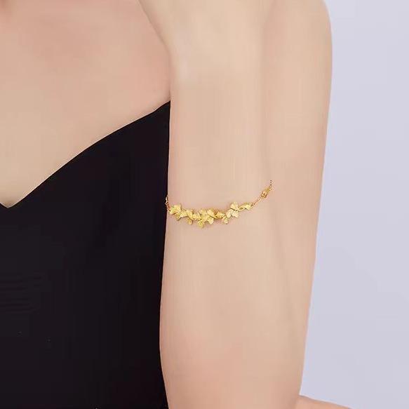 Vietnam Gold Love Heart Bracelet - Women's Simple Fashion Wedding Jewelry