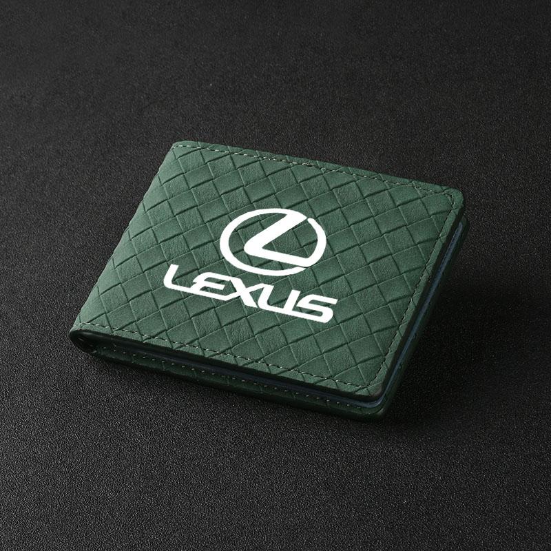 Car Driver License Wallet ID Credit Card Holder For Lexus RX300 IS200 IS250 ES350 Ct200h UX250h NX300h RX350 ES300h RX400h NX GS