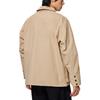 Li-Ning X Disney Skateboard Series Logo Embroidered Turn-Down Collar Single-Breasted Jacket Men Jacket Khaki AFDS457-2