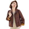 Yuzhaolin Women's Elegant Retro Plus Size Jacket