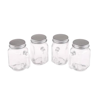 1Pc 40Ml Mini Marmelade Honig Glas Tragbare Auslaufsicher Kaffee Milch Saft Flasche Mit Deckel Home Party Bar wodka Geister Schuss Glas