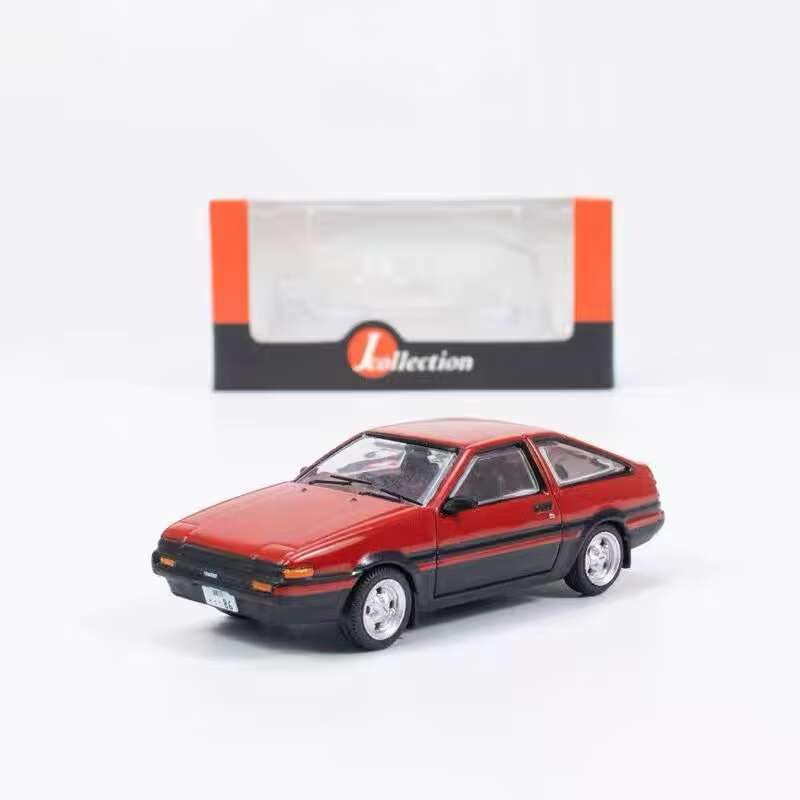 Tarmac Works COROLLA TRUENO AE86 Toyota Corolla Trueno Red 1/64