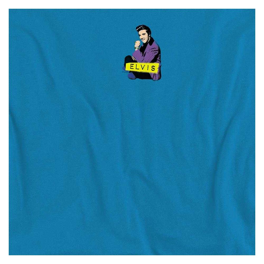 Elvis Presley Unisex Adult Sitting T-Shirt