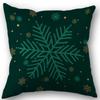 New Merry Christmas Throw Pillow Case Xmas Tree Santa Claus Linen 45X45cm Pillow Cover