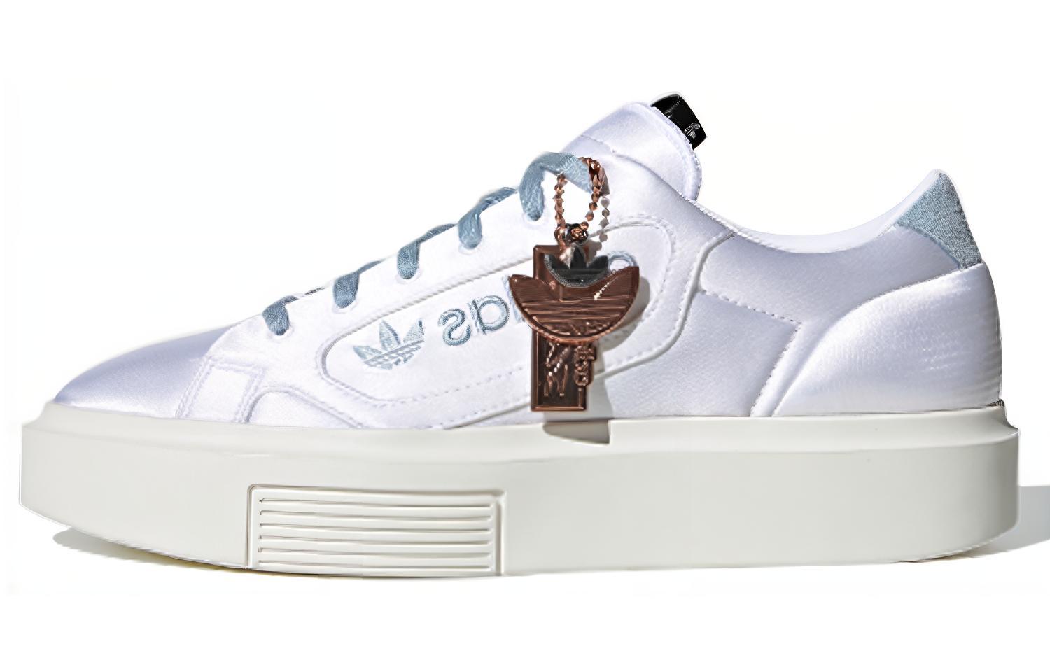 Adidas Wmns Sleek Super  Cloud White Silver   Women s EG6770 39