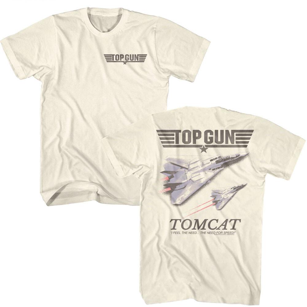 Top Gun Movie Tomcat Fighter I Feel The Need The Need For Speed Men T Shirt L