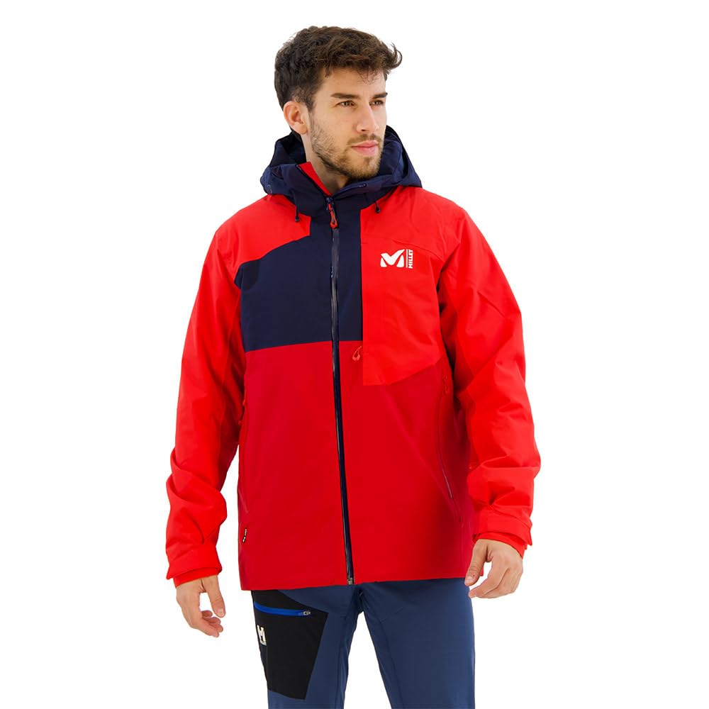 

Millet Atna Peak Waterproof Deep XL Jacket, MIV9896, Men s, Red/Rouge,